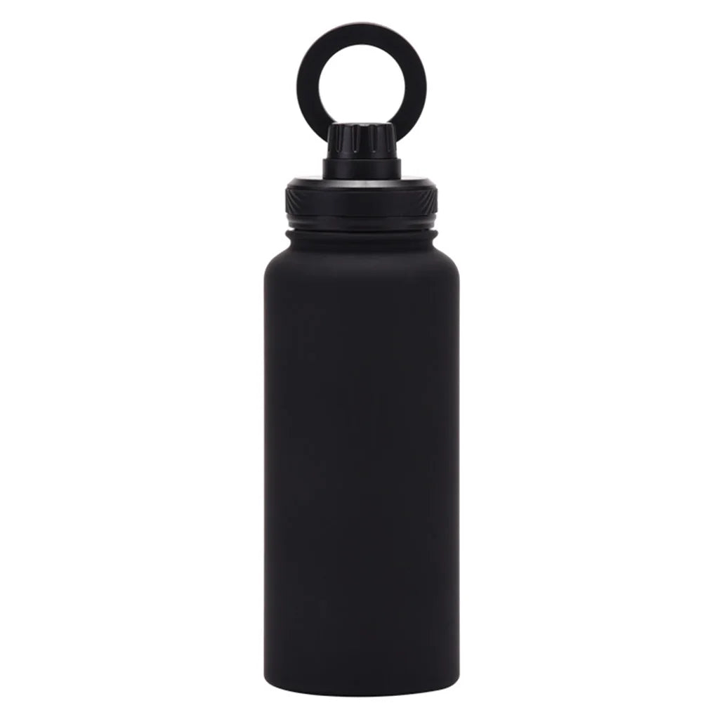 Isolierte Wasserflasche mit Telefonhalterung