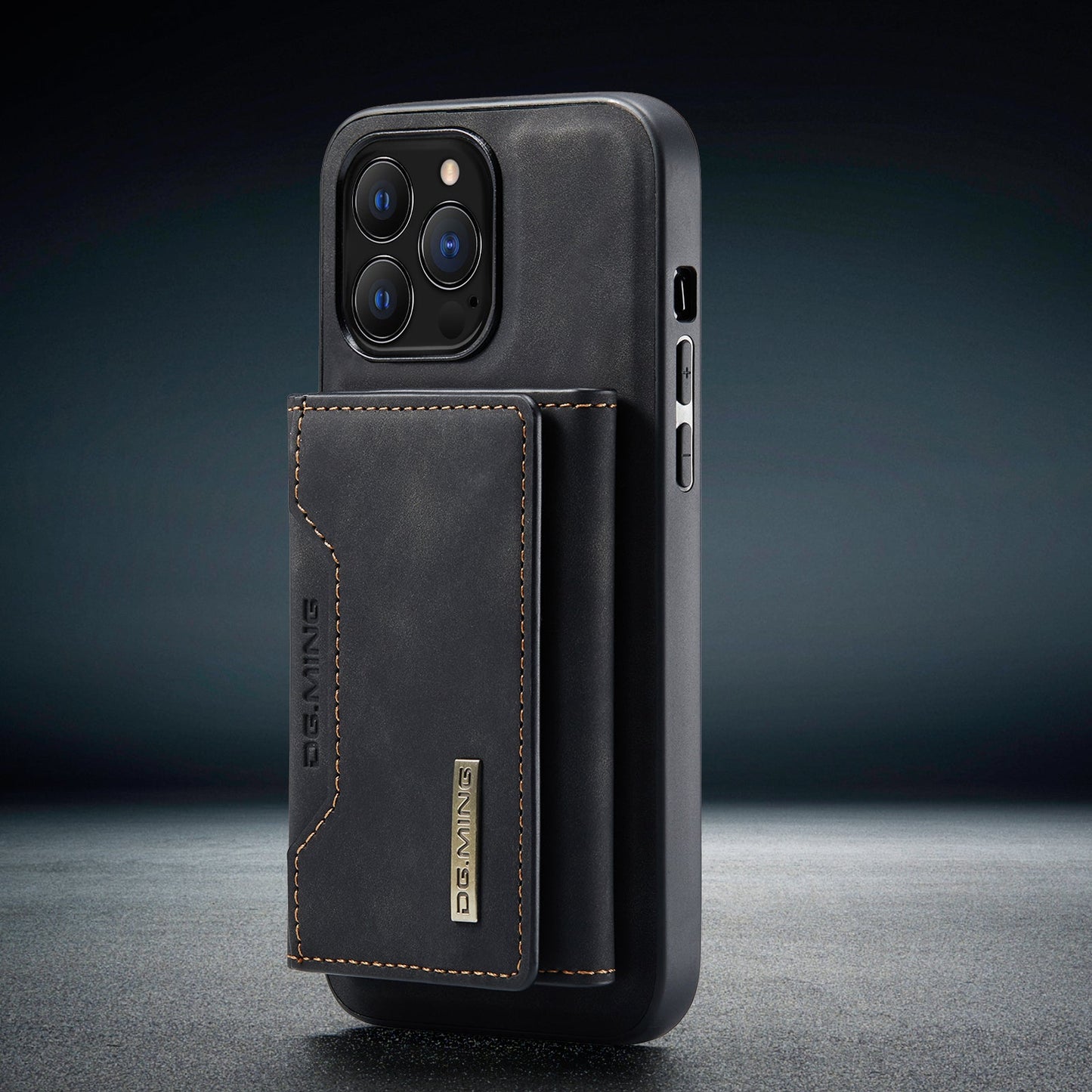 2-in-1 abnehmbare iPhone-Lederhülle, Brieftasche und Kartenhalter