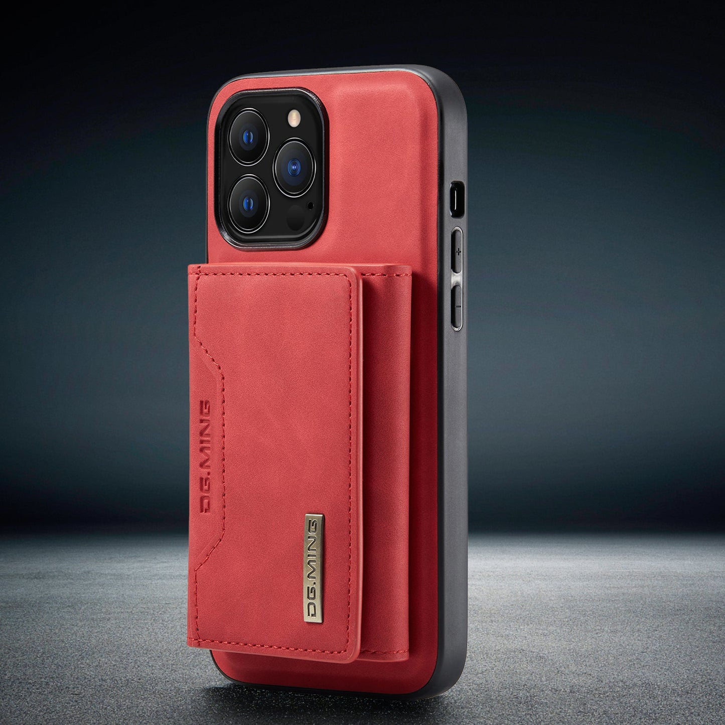2-in-1 abnehmbare iPhone-Lederhülle, Brieftasche und Kartenhalter