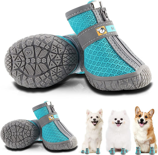 Hundeschuhe für heißen Asphalt