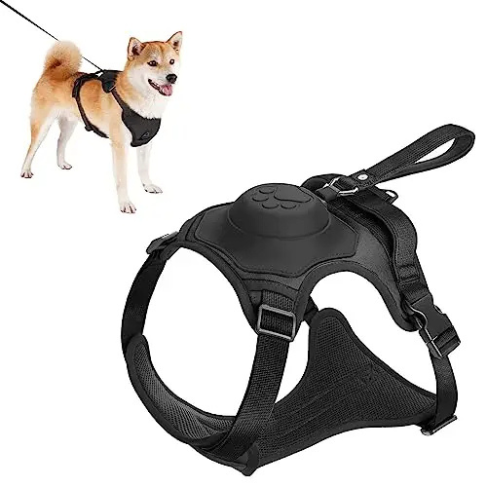 Hundegeschirr und automatisch einziehbare Leine