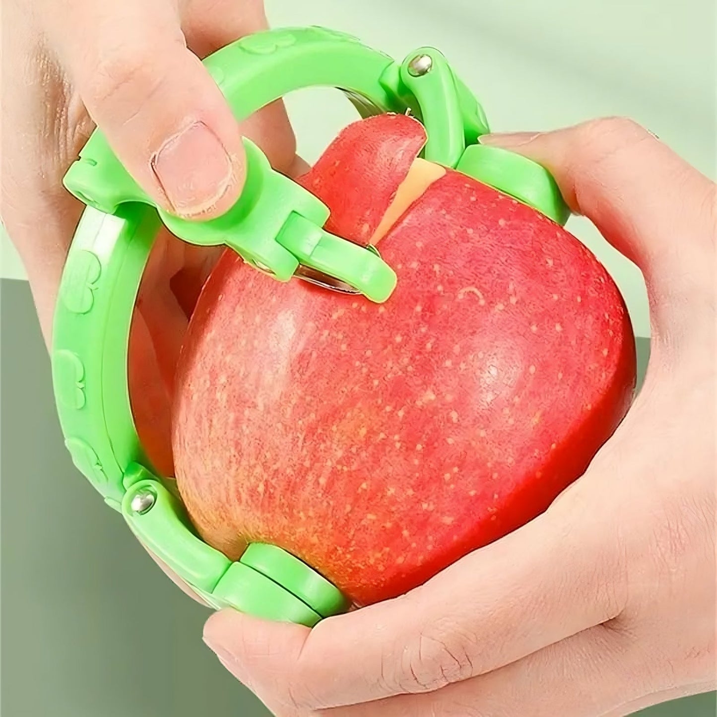 Apfelschäler mit Handkurbel