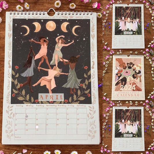 2024 Kvinnocirkeln - väggkalender