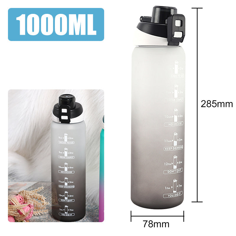 Motivierende Wasserflasche