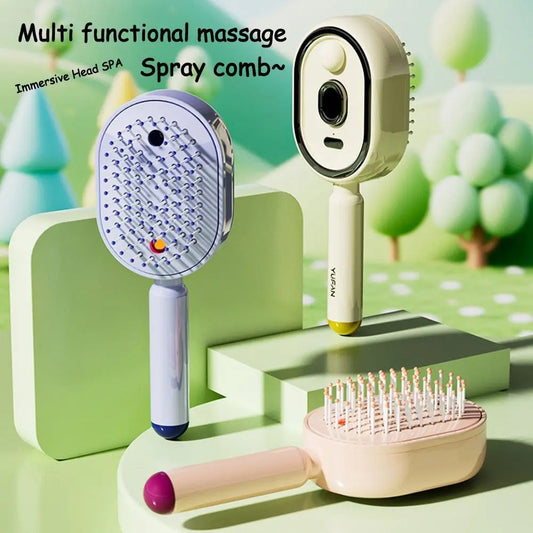 Durable Electric Hair Care Spray Massage Comb