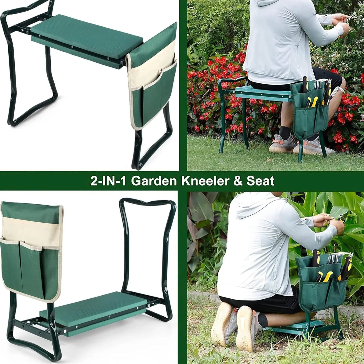 Garten-Kniestuhl, Klappstuhl