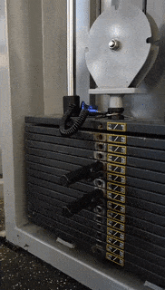 Fitnessstudio Gewicht Drop Set Button
