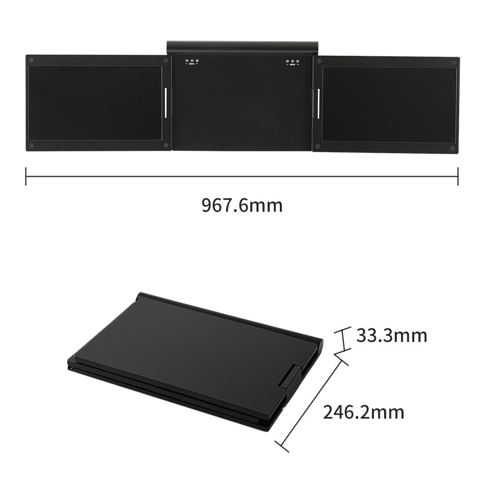 Tragbarer Dual-Screen-Monitor für Laptop