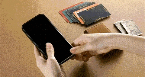 2-in-1 abnehmbare iPhone-Lederhülle, Brieftasche und Kartenhalter
