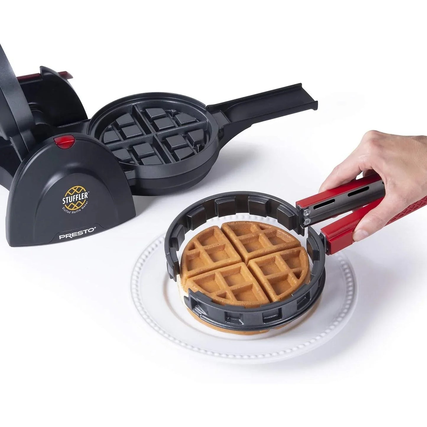 Gefülltes Waffeleisen