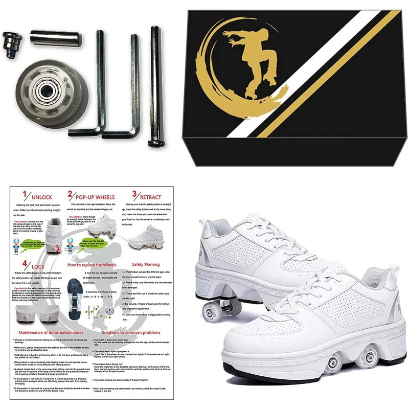 Sneaker Rollschuhe