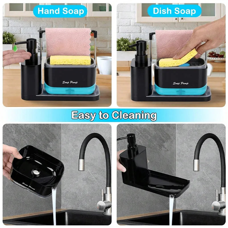 5-in-1-Set mit Hand- und Spülmittelspender