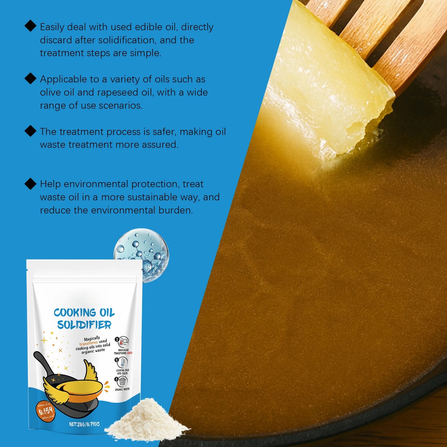 Cooking Oil Solidifier Powder