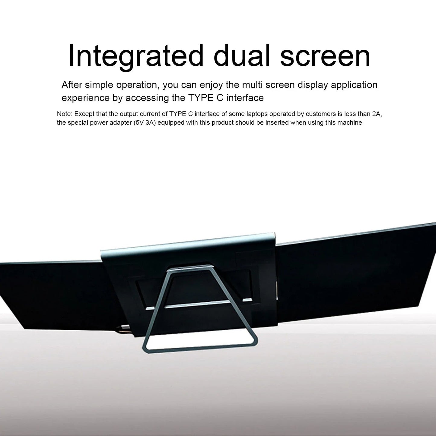 Tragbarer Dual-Screen-Monitor für Laptop