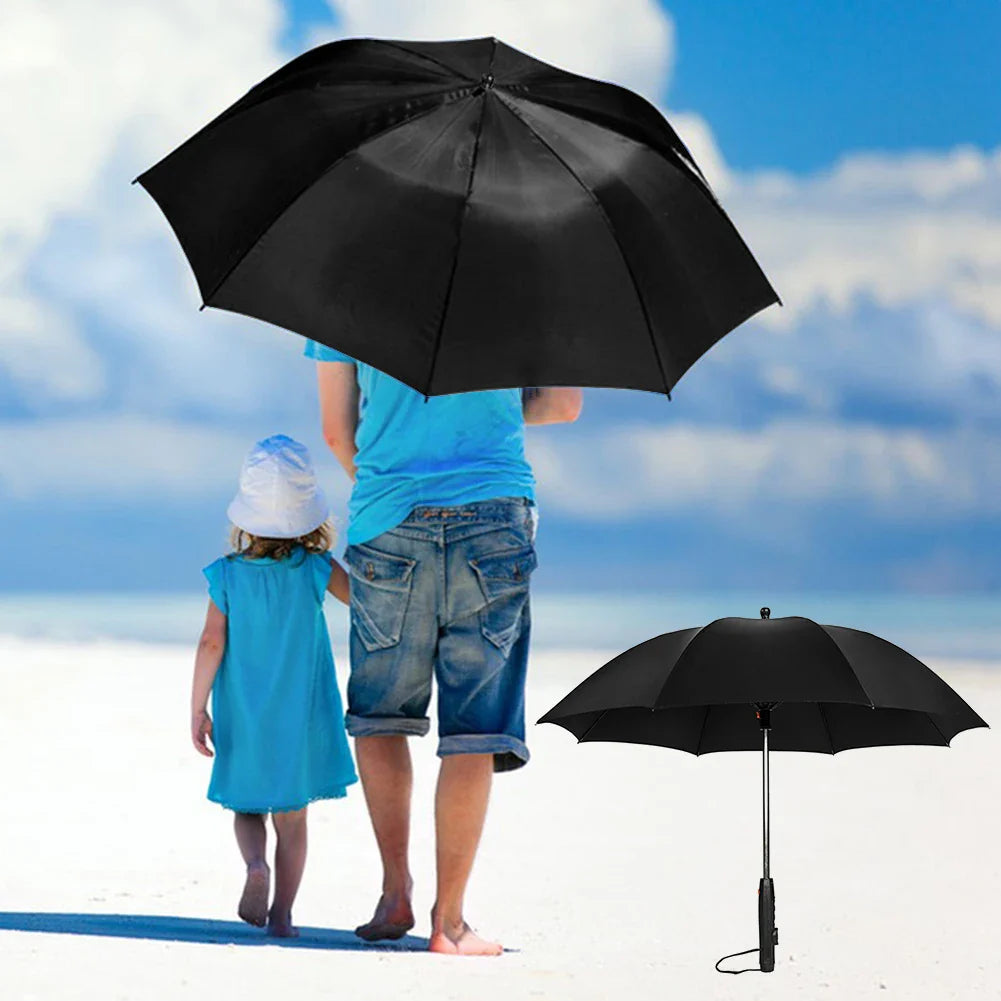 Tragbarer Regenschirm mit Ventilator und Nebel