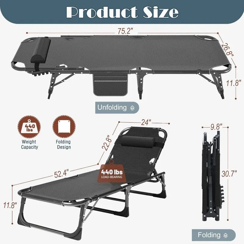 3-in-1-Klapp-Campingbett