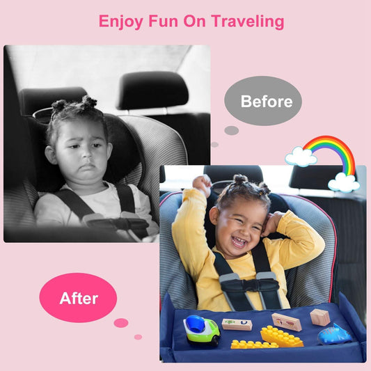 Bricka för Bilbarnstol – Håll Barnen Sysselsatta på Resan! 🚗✨