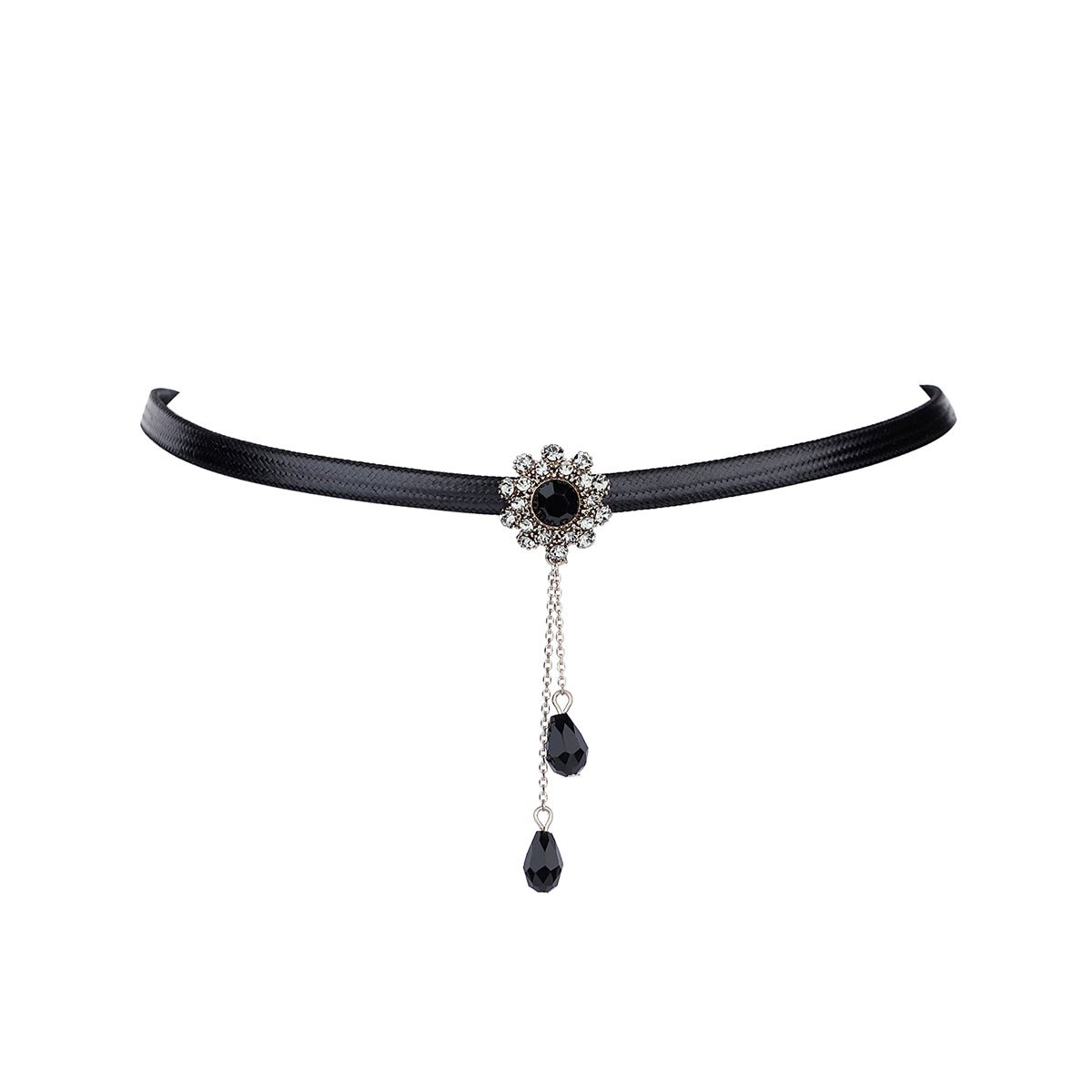 Dark Hunter Black Leather Choker-0