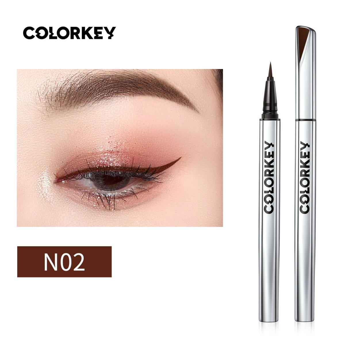 Floating Color Liquid Eyeliner N02 Brown-1