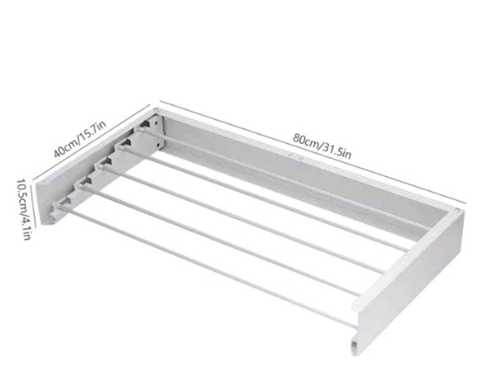 Infällbar Tvätthängare PREMIUM – Väggmonterad torklösning (15 kg)