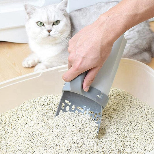Kattsandsspade med Påse – Hygienisk & Smidig Rengöring