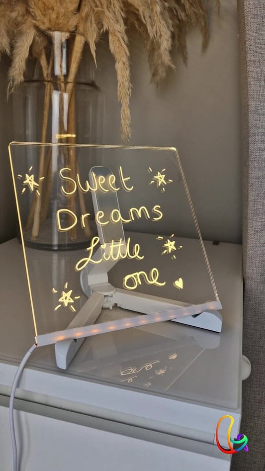 LED anteckningstavla med färger