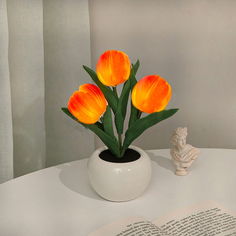 LED Tulpanlampa – Realistisk Blomsterbelysning för Mysig Atmosfär