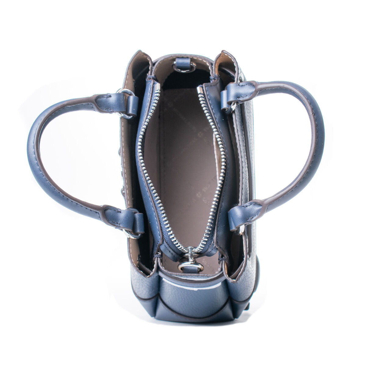 Michael Kors Handväska Reed Fullkornslader Blå