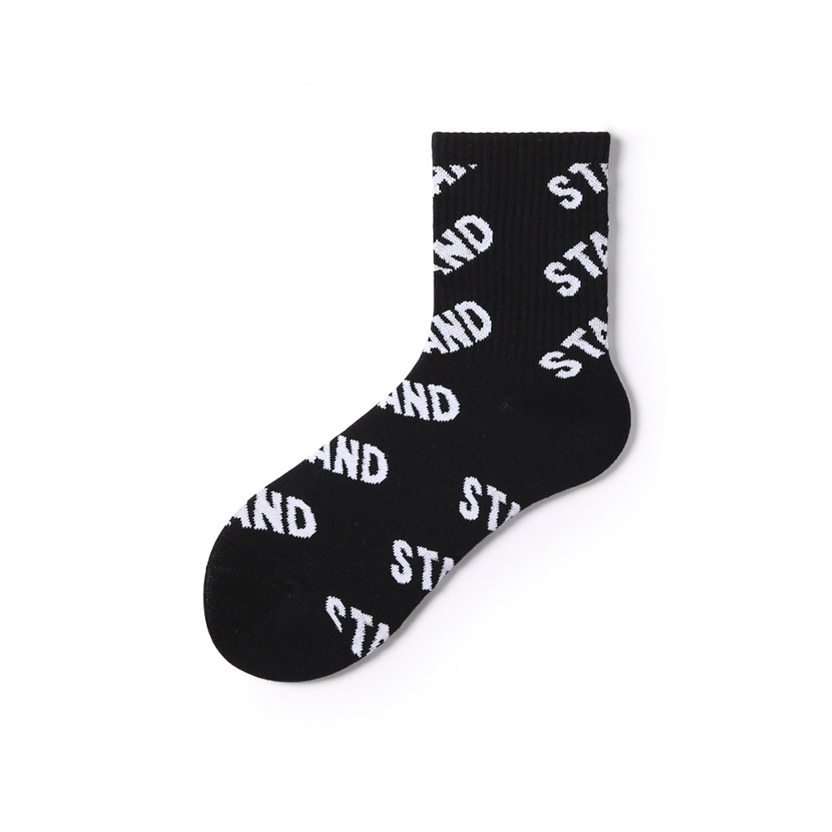 Never Mind All-season Unisex 5pcs Crew Socks Set-4