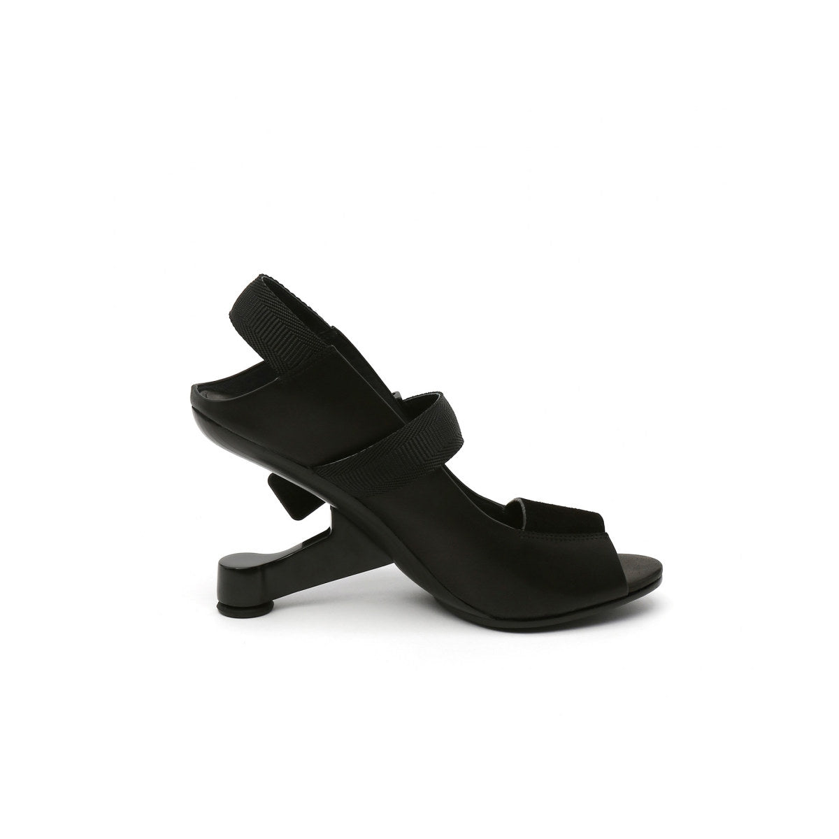 Open Toe Multi Strap Heel-Less Pumps-2