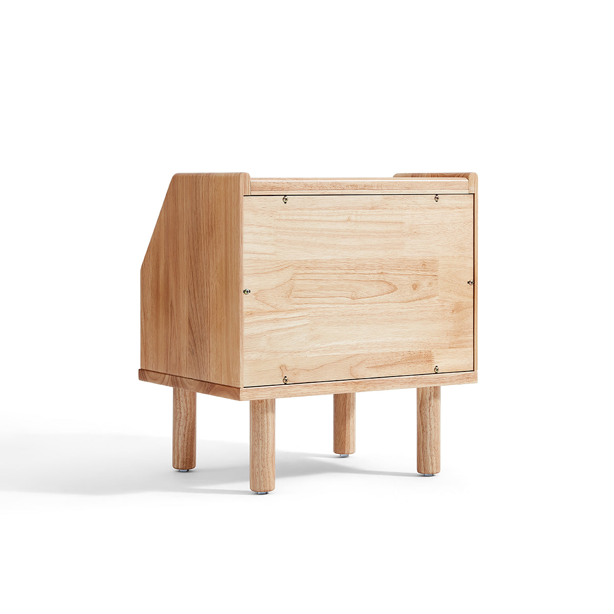 Refreshing Grey Bedside Table-2