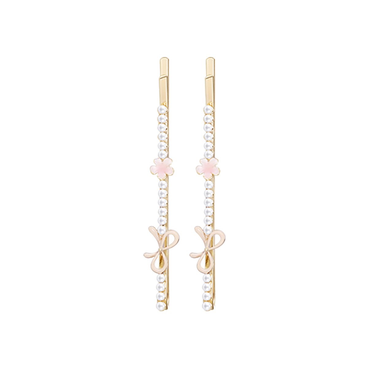 Romantic Sakura Pink Hair Pin Set-0