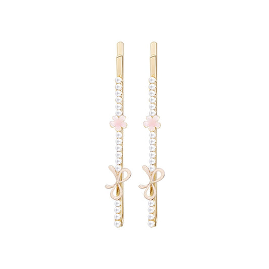 Romantic Sakura Pink Hair Pin Set-0