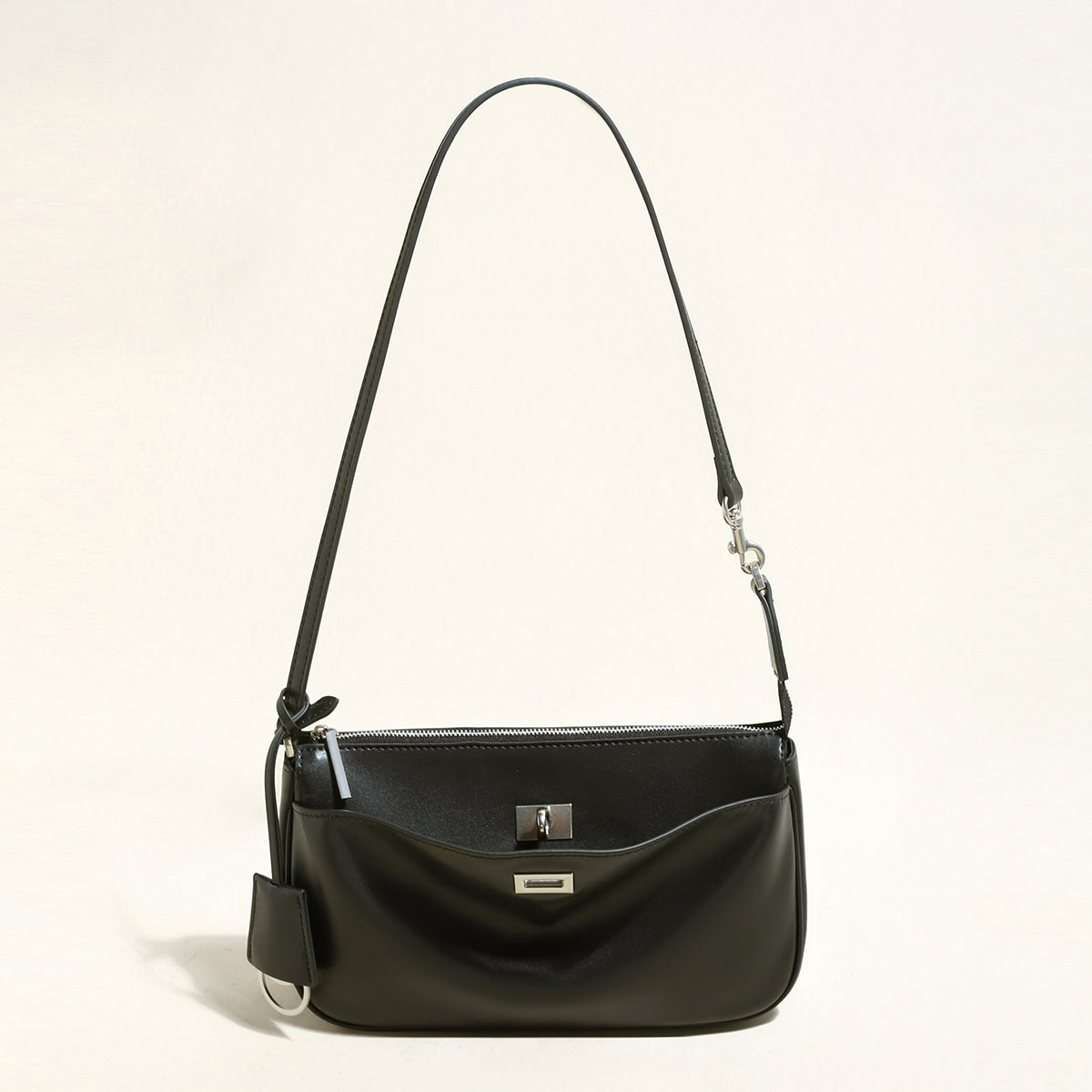 Santa Monica Leather Shoulder Bag-5