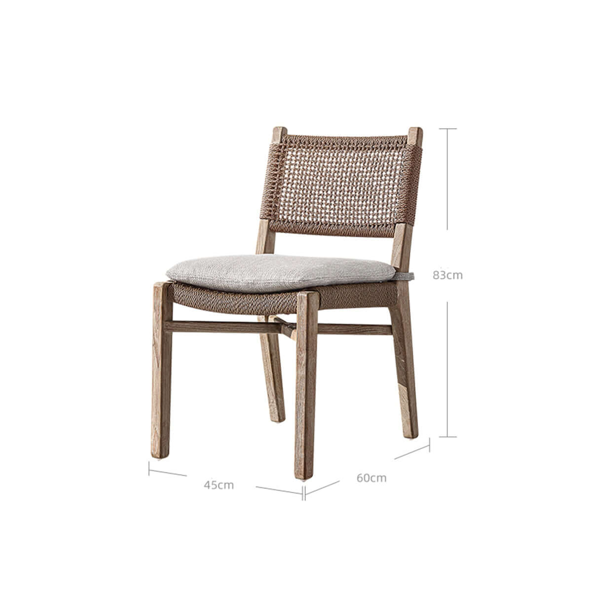 Valan Teak Woven Chair-4