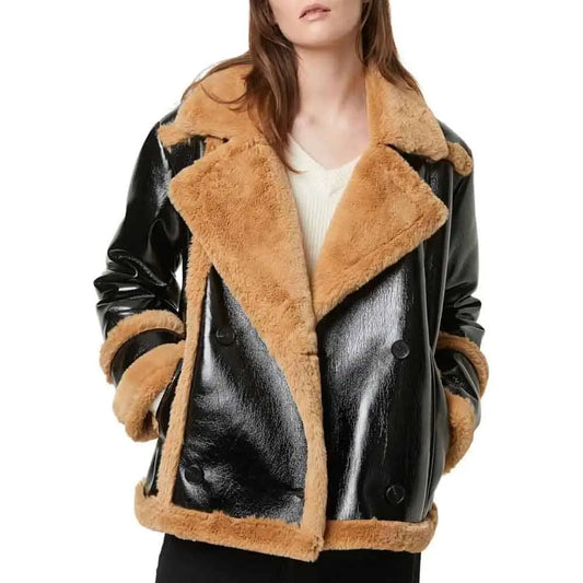 Women’s Leather and Fur Winter Jacket