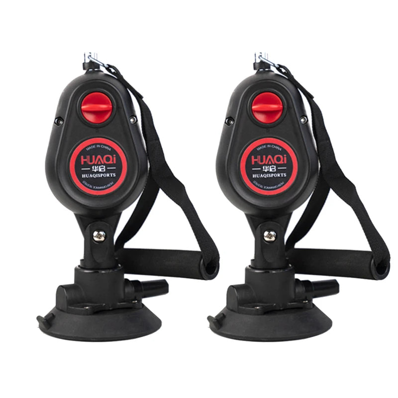 Fitness-Widerstands-Pull-Down-Seiltrainer mit Saugnapf