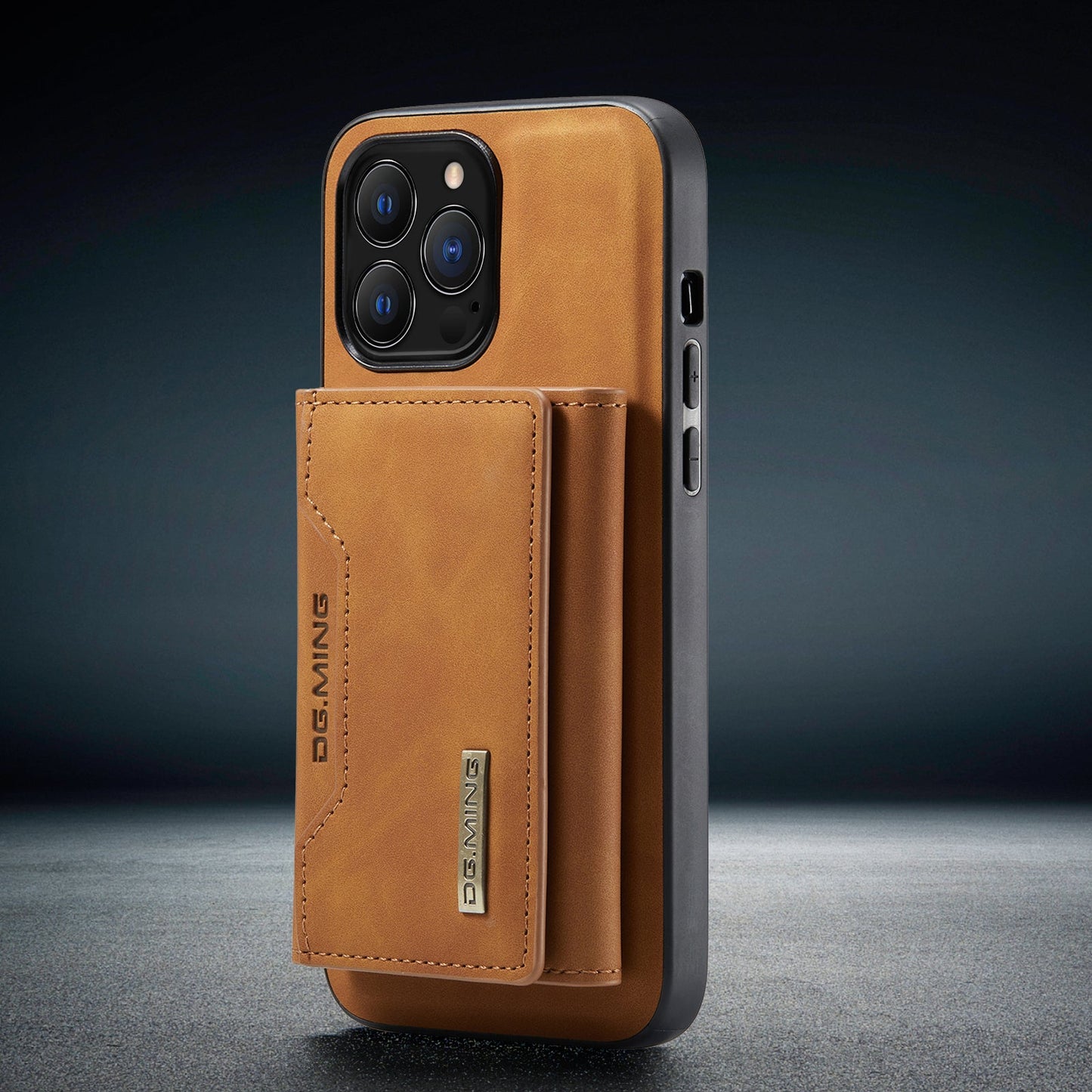 2-in-1 abnehmbare iPhone-Lederhülle, Brieftasche und Kartenhalter