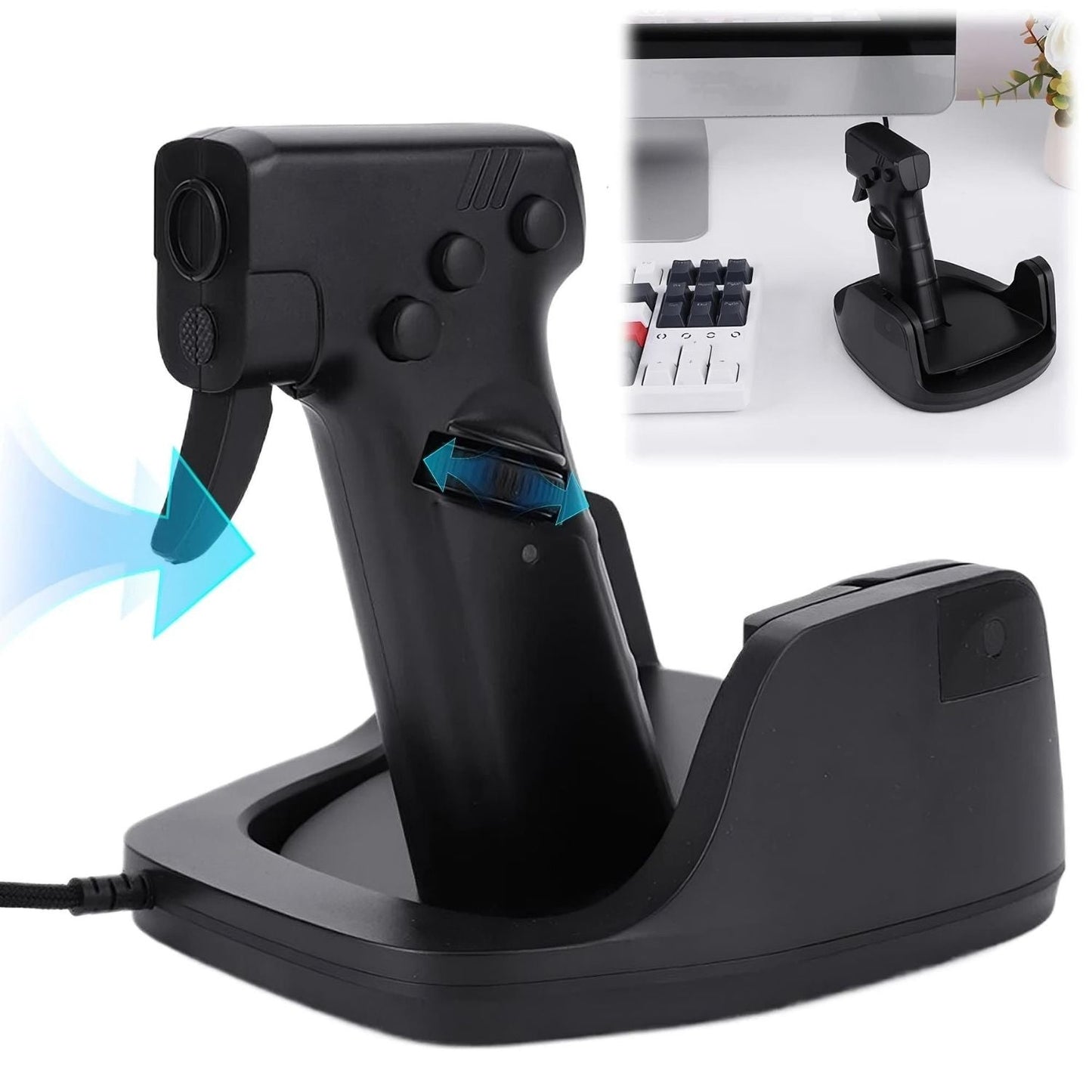 Vertikale Gaming-Maus im Pistolenstil