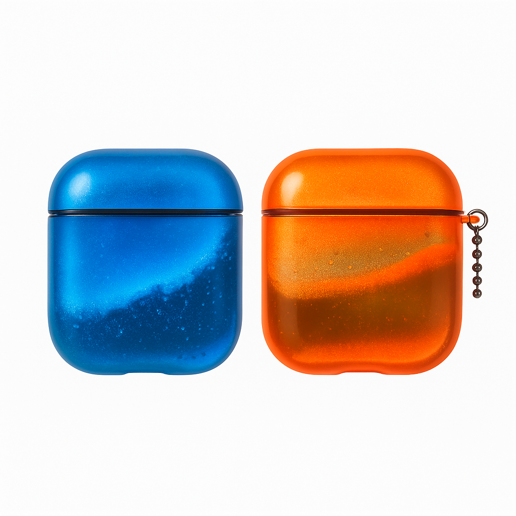 Leuchtendes Treibsand-AirPods-Case