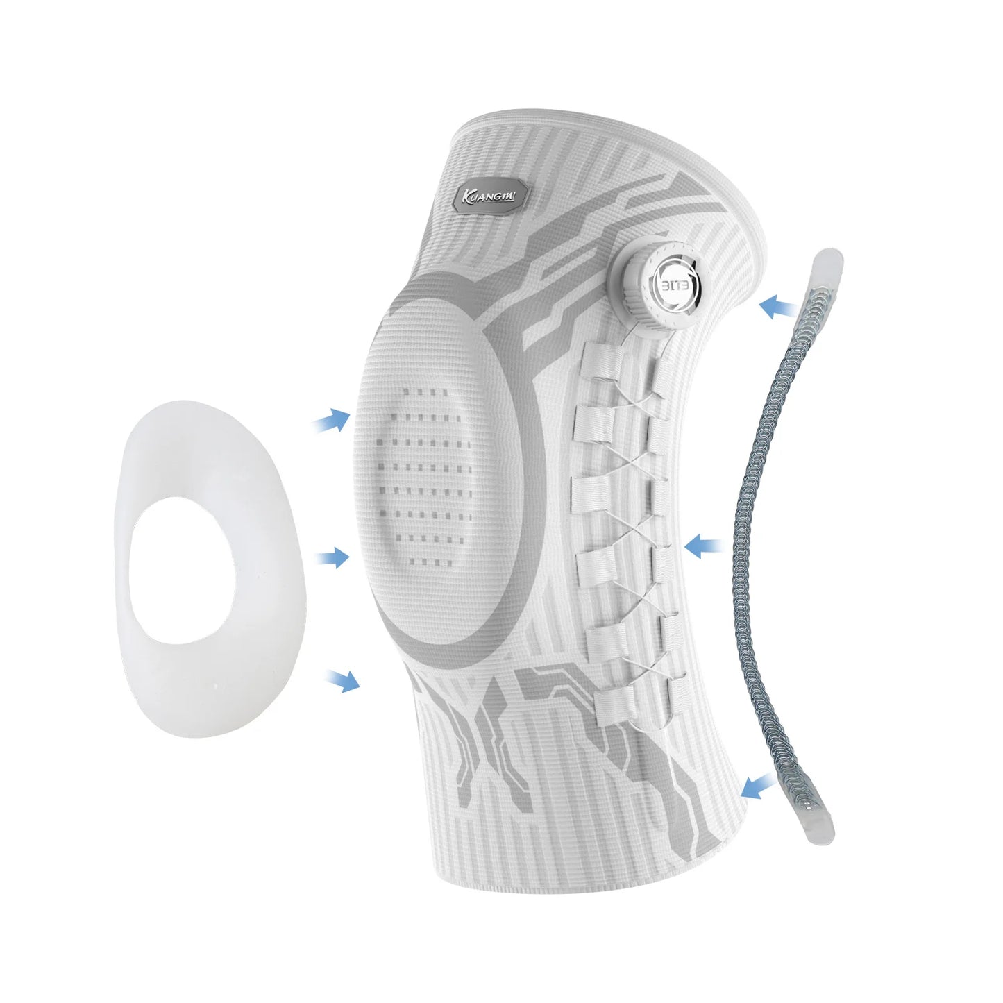 Adjustable Knee Brace with Patella Support Stabilizer