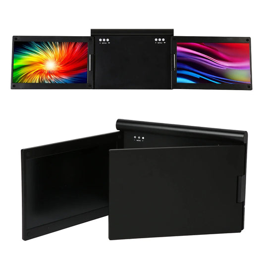Tragbarer Dual-Screen-Monitor für Laptop