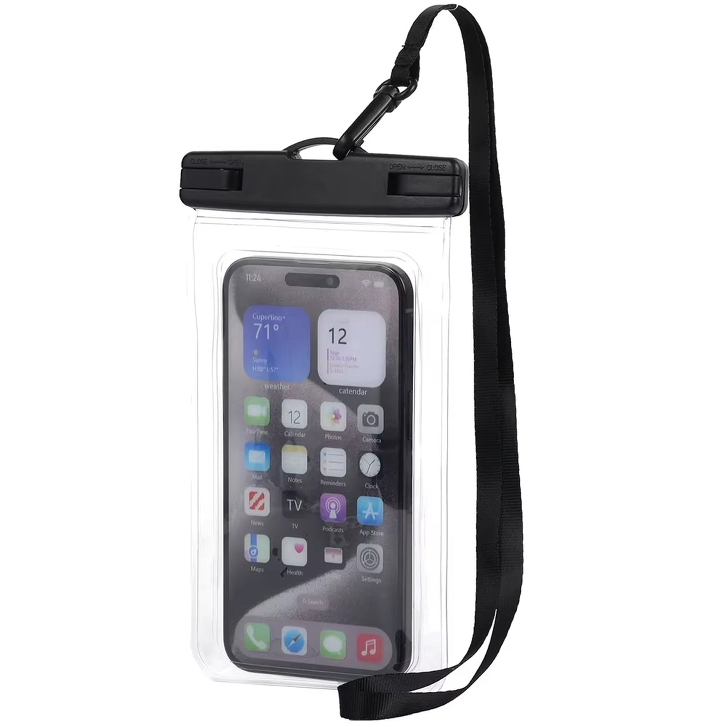 Mobilväska vattentät med flytfunktion, pekskärmskompatibel