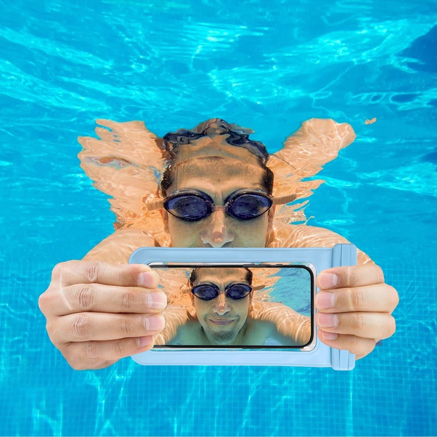 Mobilväska vattentät med flytfunktion, pekskärmskompatibel