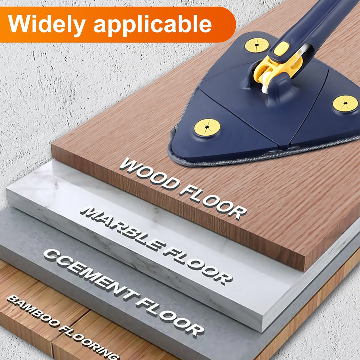 Selbstdrückender Dreiecksmopp