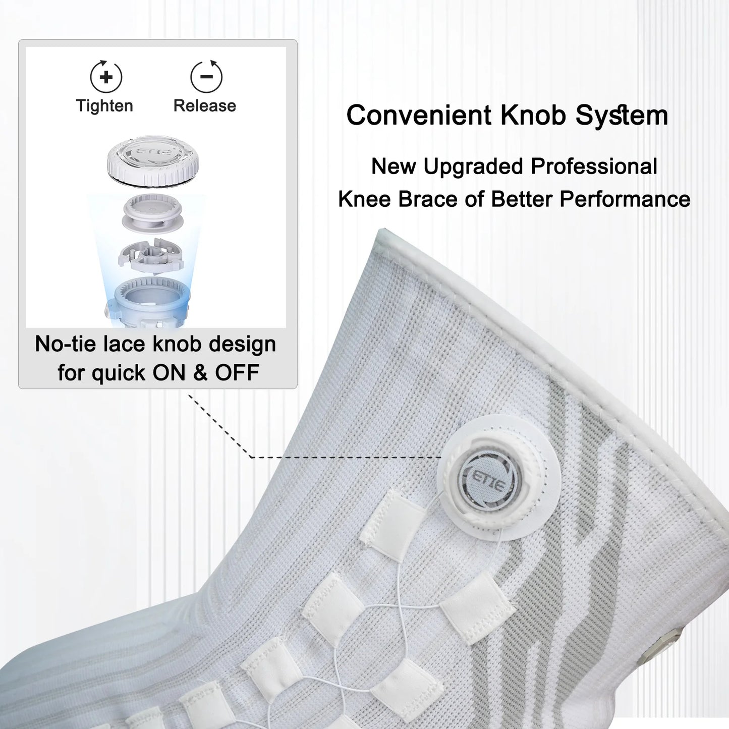 Adjustable Knee Brace with Patella Support Stabilizer