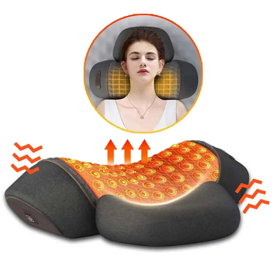 Elektrisches Nackenmassagekissen mit Heizung und Vibration
