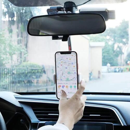 Handyhalterung für den Rückspiegel im Auto