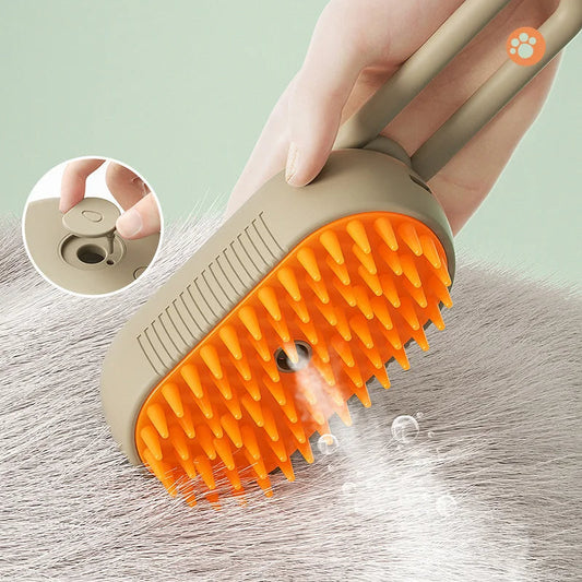 3-in-1-Katzendampfbürste, verbesserte Version