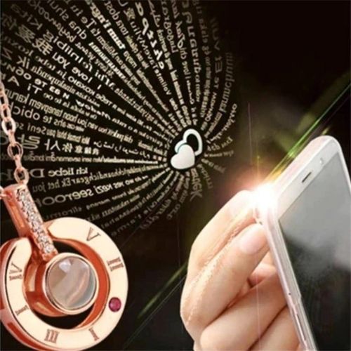 Halskette „Ich liebe dich in 100 Sprachen“